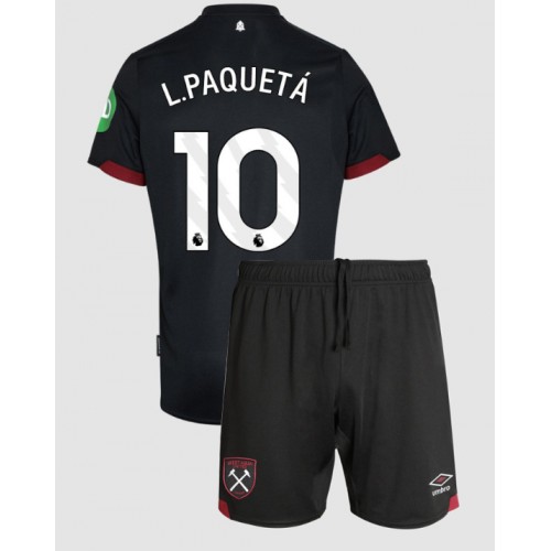 Dres West Ham United Lucas Paqueta #10 Gostujuci za djecu 2024-25 Kratak Rukav (+ kratke hlače)